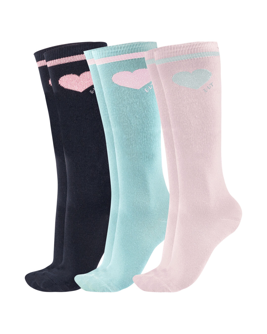 Reitsocken Glitter 3 Paar