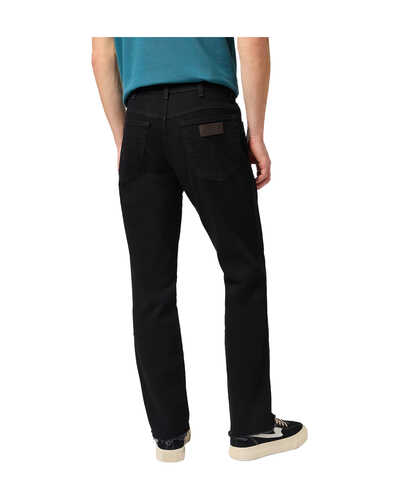 Herren-Jeans Texas Low Stretch Straight Black Overdye 