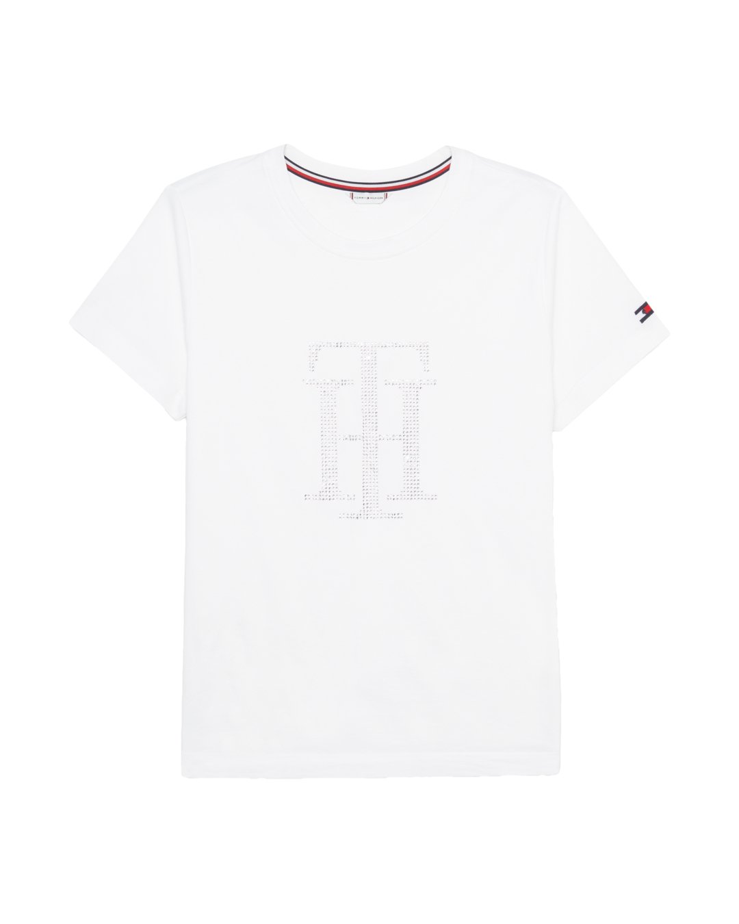 T-Shirt TH Strass XL OPTIC WHITE