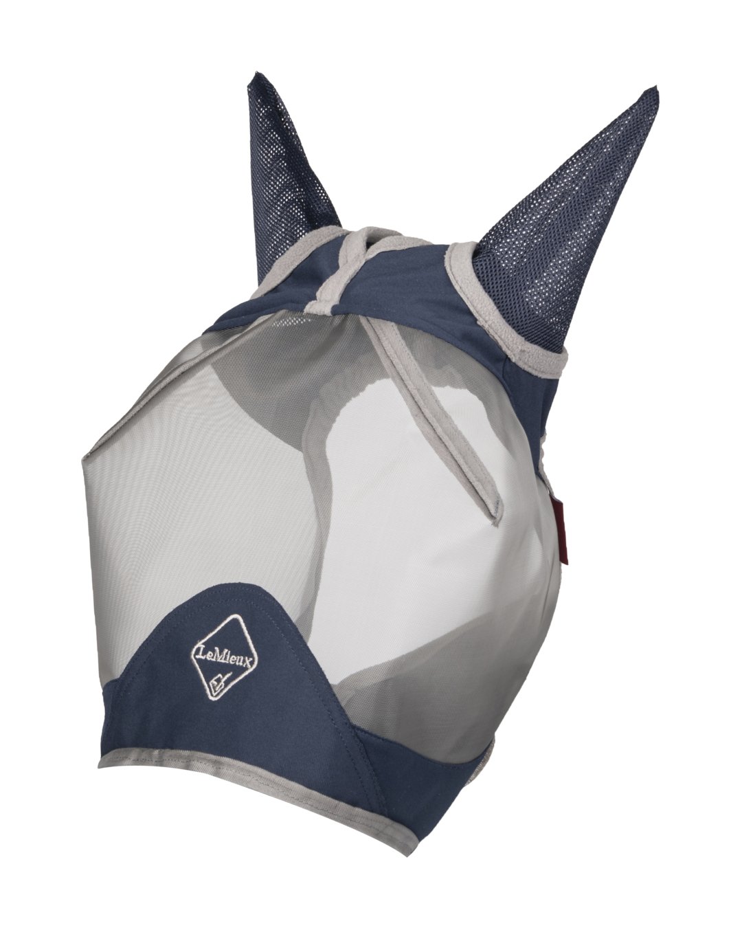 Fliegenmaske Armour Shield Halb M Navy-Grey