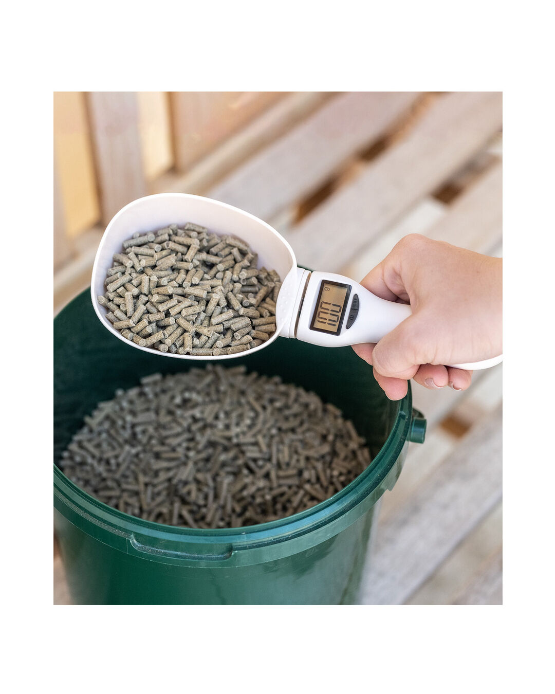 Digitale Futterschaufel