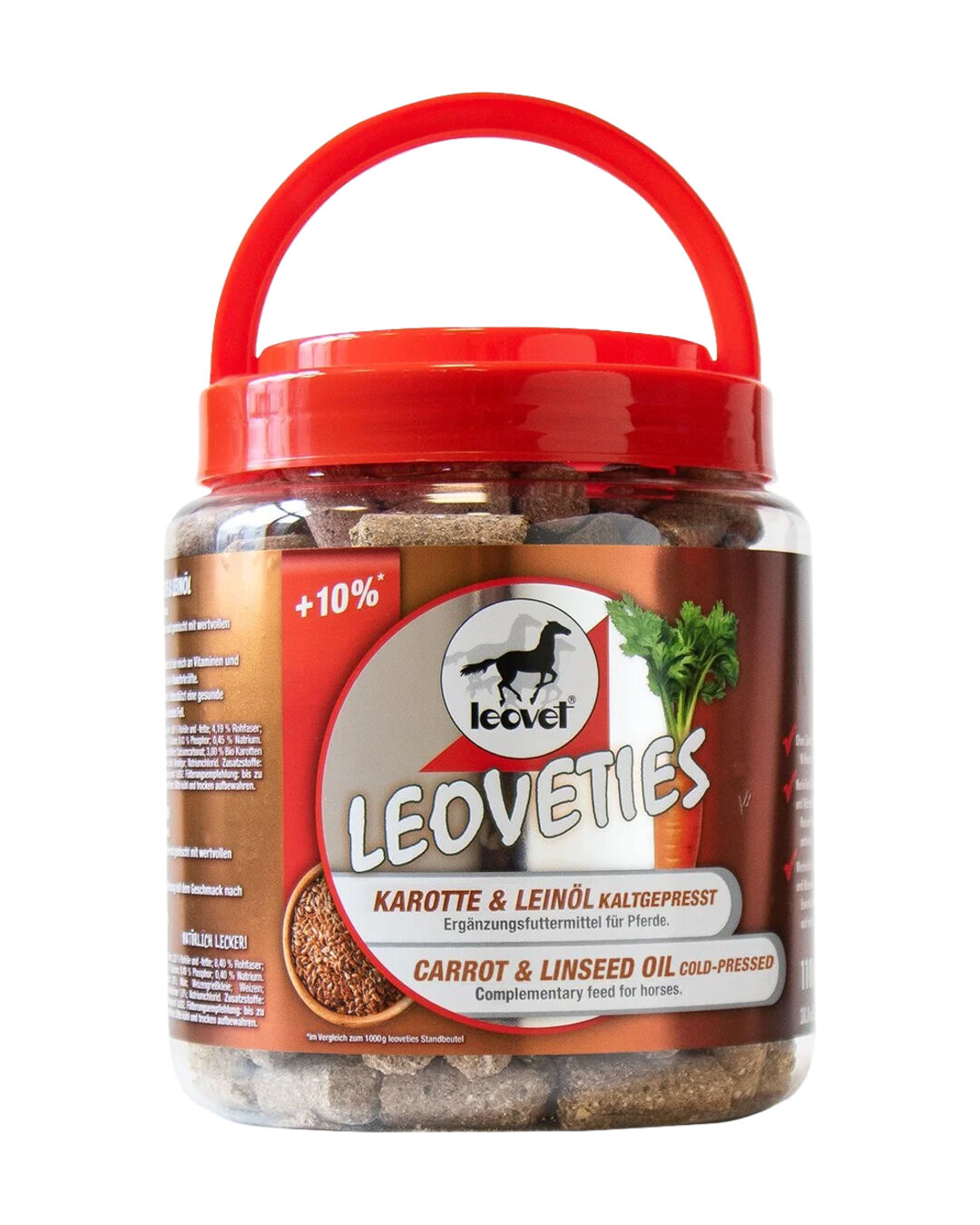 Leckerlis Leoveties Karotte & Leinöl